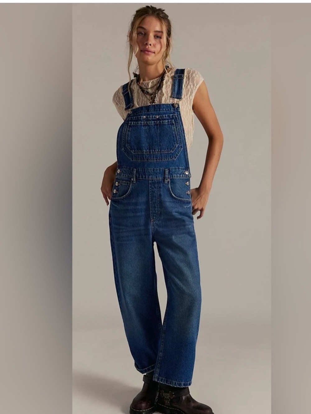 Free people We The Free Deep Trance Overalls. Like New ! Reverie